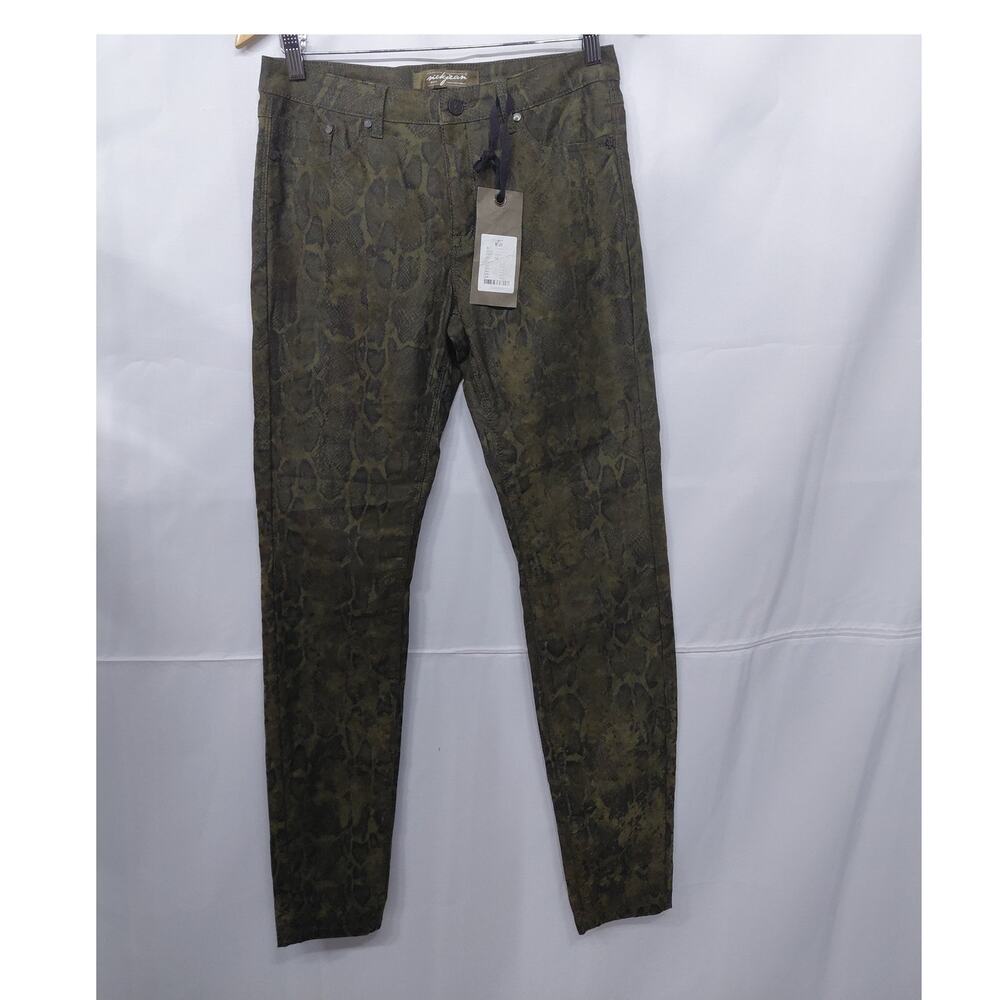 NickJean Amsterdam Snake Print Skinny Stretch pants| Size 6